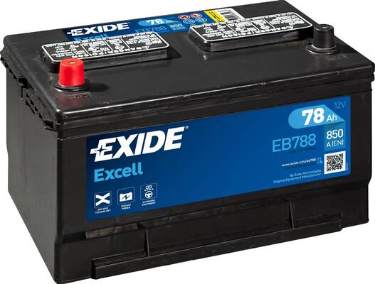 Baterie de pornire EB858 EXIDE 12V 85Ah