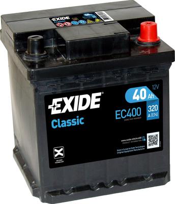 Baterie de pornire Exide Classic 12V 40Ah EN 320 - EC400