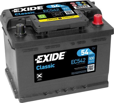 Baterie de pornire EC542 EXIDE