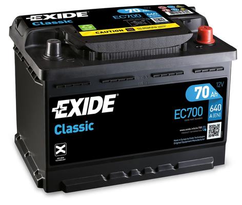 Baterie de pornire EC700 EXIDE