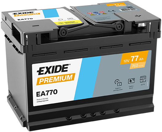 Baterie de pornire EA770 EXIDE