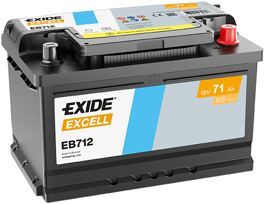 Baterie de pornire EB712 EXIDE