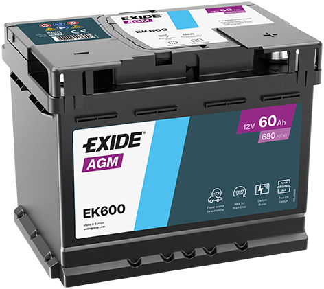 Baterie de pornire EK600 EXIDE