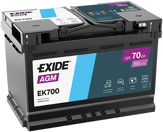 Baterie de pornire EK700 EXIDE