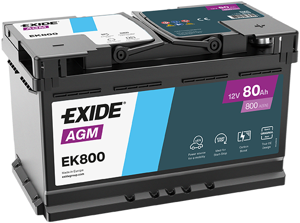 Baterie de pornire EK800 EXIDE