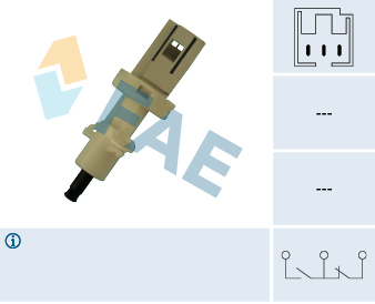 Comutator lumini frana 24410 FAE