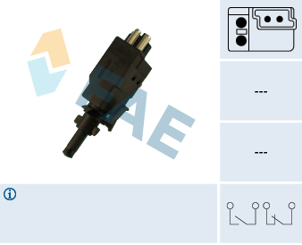 Comutator lumini frana 24590 FAE