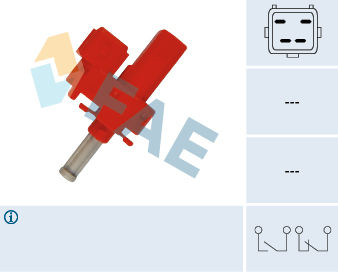 Comutator, actionare ambreiaj (tempomat) 24835 FAE