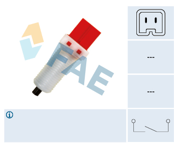 Comutator, actionare ambreiaj (tempomat) 24884 FAE
