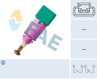 Comutator lumini frana 24904 FAE