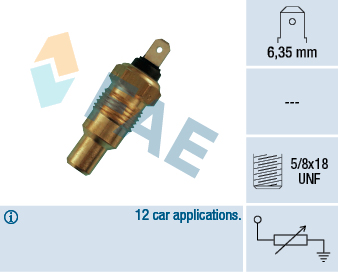 Senzor,temperatura lichid de racire 31110 FAE