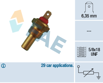 Senzor,temperatura lichid de racire 31200 FAE