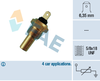 Senzor,temperatura lichid de racire 31210 FAE