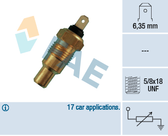 Senzor,temperatura lichid de racire 31250 FAE