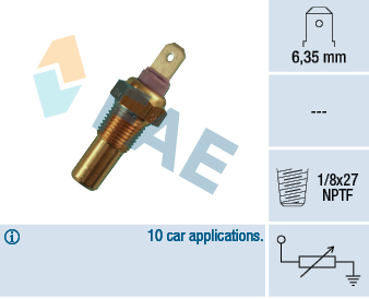 Senzor,temperatura lichid de racire 31270 FAE