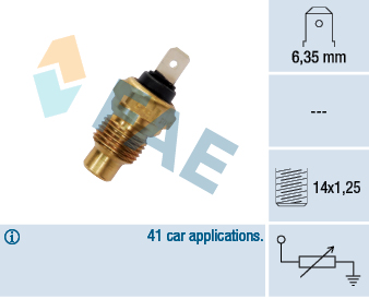 Senzor,temperatura lichid de racire 31280 FAE