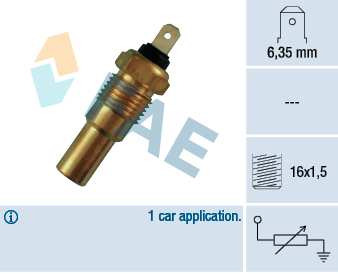 Senzor,temperatura lichid de racire 31380 FAE