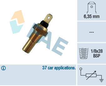 Senzor,temperatura lichid de racire 31630 FAE