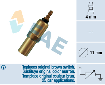 Senzor,temperatura lichid de racire 32150 FAE