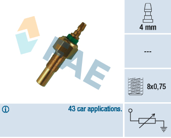 Senzor,temperatura lichid de racire 32170 FAE