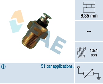 Senzor,temperatura lichid de racire 32180 FAE