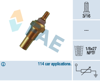 Senzor,temperatura lichid de racire 32190 FAE