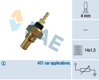 Senzor,temperatura lichid de racire 32220 FAE