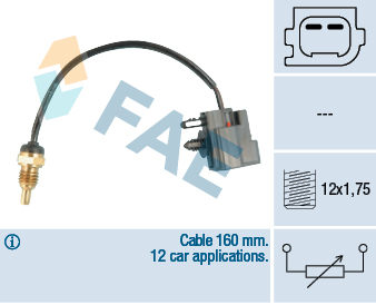 Senzor,temperatura lichid de racire 32426 FAE