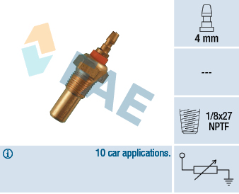 Senzor,temperatura lichid de racire 32450 FAE