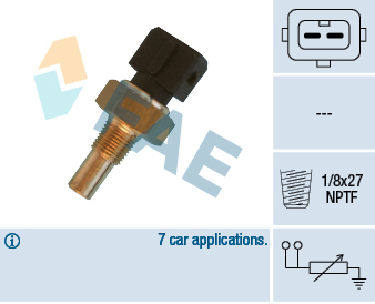 Senzor,temperatura lichid de racire 32570 FAE