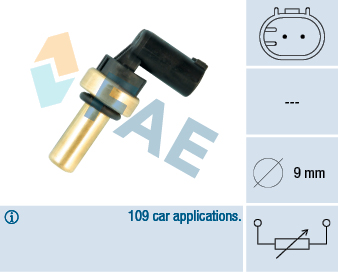 Senzor,temperatura lichid de racire 32705 FAE