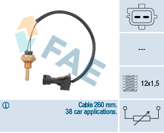 Senzor,temperatura lichid de racire 32740 FAE