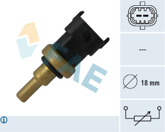 Senzor,temperatura lichid de racire 33495 FAE