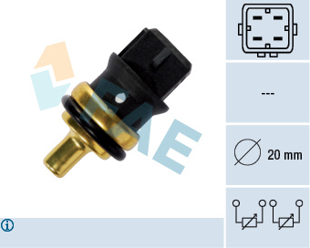 Senzor,temperatura lichid de racire 33785 FAE