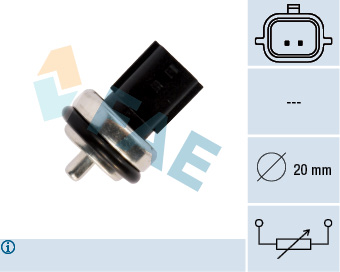 Senzor,temperatura lichid de racire 33811 FAE