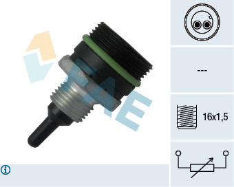 Senzor,temperatura aer admisie 33901 FAE