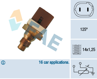 Senzor,temperatura lichid de racire 34070 FAE