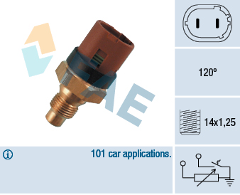 Senzor,temperatura lichid de racire 34100 FAE