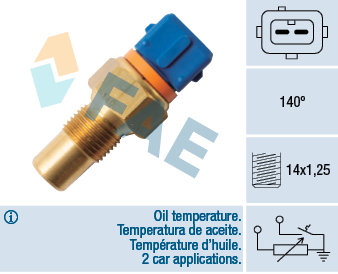Senzor,temperatura lichid de racire 34120 FAE