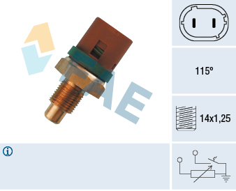 Senzor,temperatura lichid de racire 34230 FAE