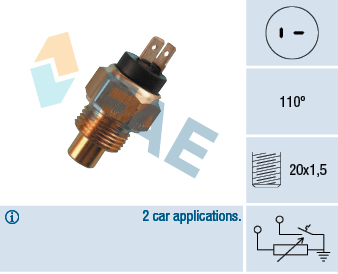 Senzor,temperatura lichid de racire 34270 FAE