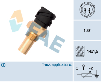 Senzor,temperatura lichid de racire 34375 FAE