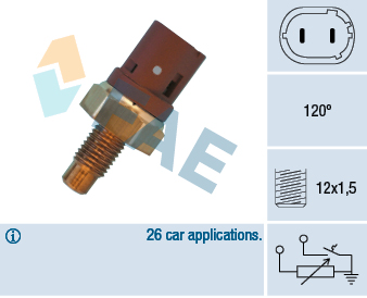 Senzor,temperatura lichid de racire 34390 FAE