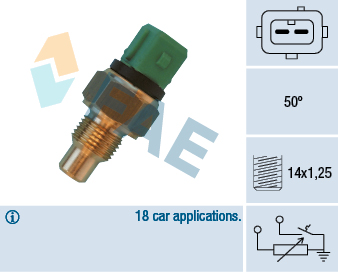 Senzor,temperatura lichid de racire 34430 FAE