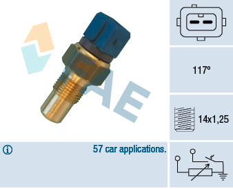 Senzor,temperatura lichid de racire 34440 FAE