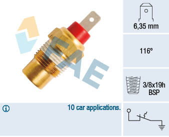 Comutator temperatura, racire 35102 FAE