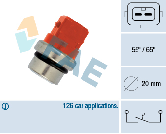 Comutator temperatura, racire 35320 FAE