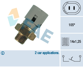 Comutator temperatura, racire 35710 FAE