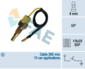 Comutator temperatura, racire 35790 FAE