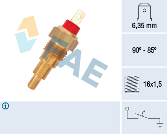 Comutator temperatura, ventilator radiator 37620 FAE